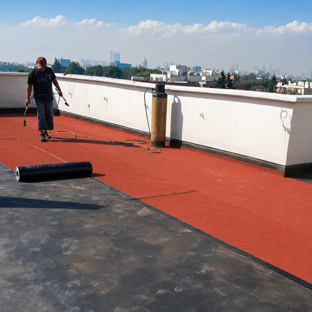 Trabajo de impermeabilización profesional - IMPERMEX